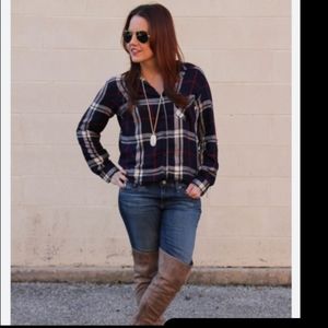 Levi's outfit 2 piece flannel and jeans